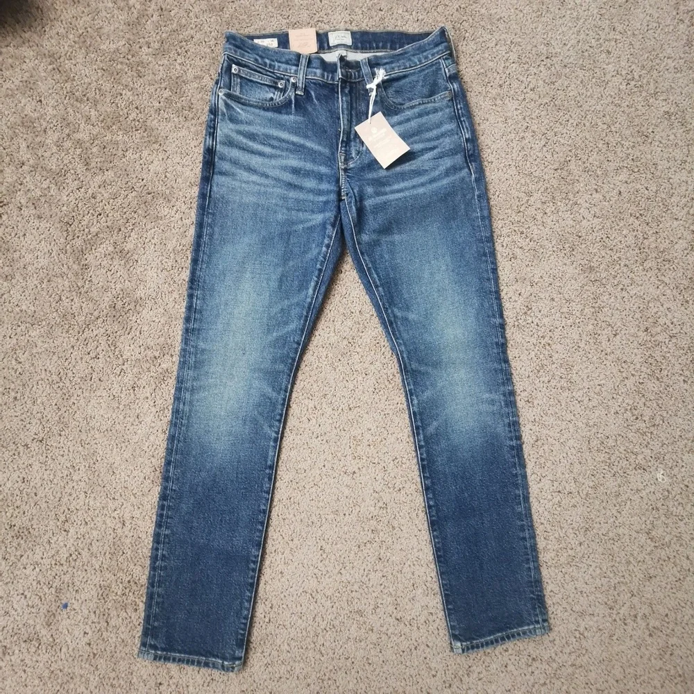 Men's J.CREW 250 Skinny Stretch on Demand Jeans | Color: Blue | Sz: 29W 30L‎